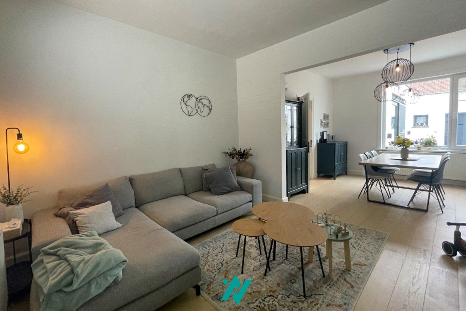 Instapklare halfopen woning te centrum Loppem foto 2
