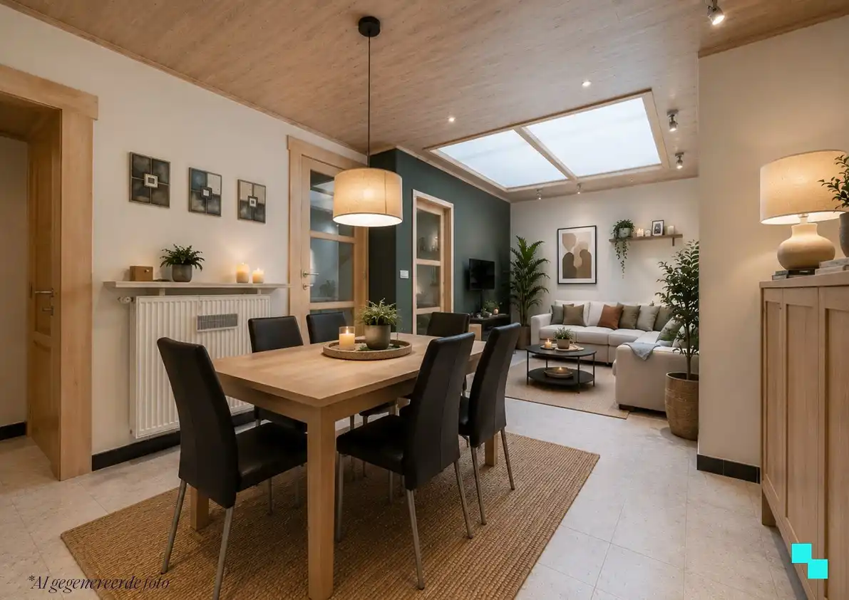 Handelswoning met garage en tuin foto 5