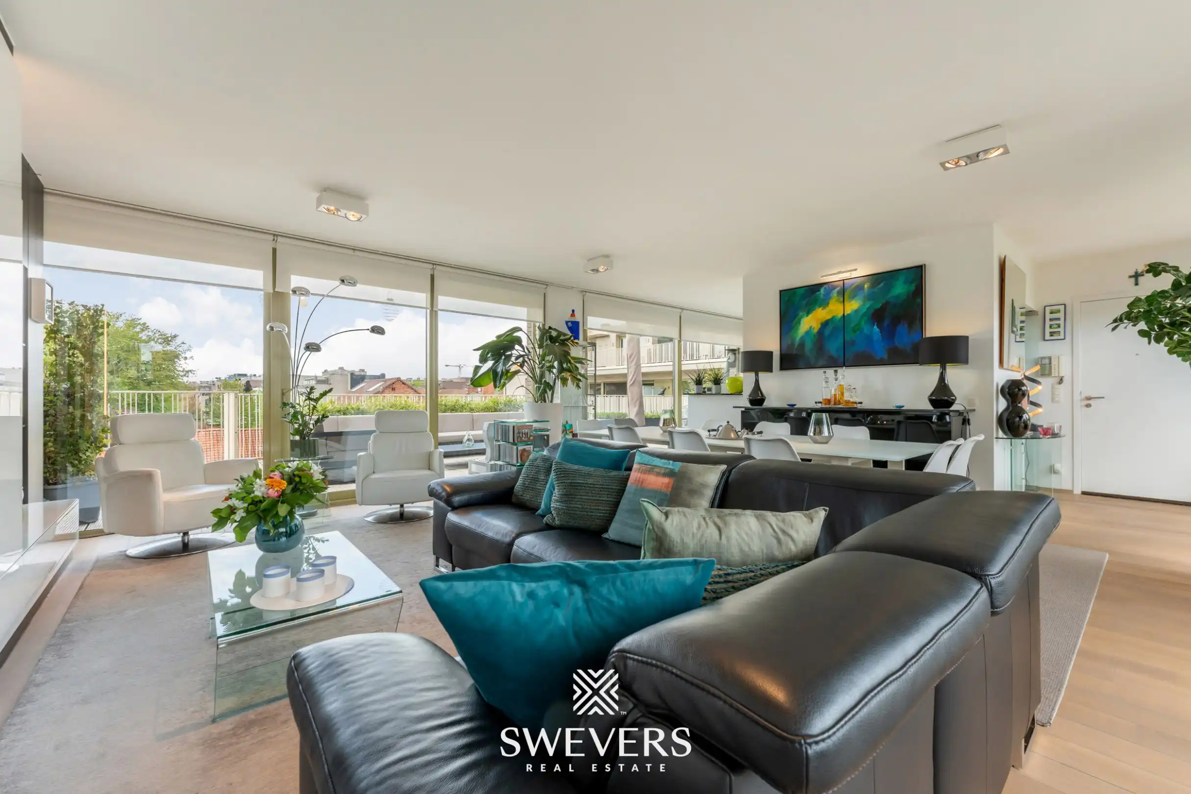 Ruim penthouse van 122 m² met uitzonderlijk ruime terrassen in Hasselt foto 4