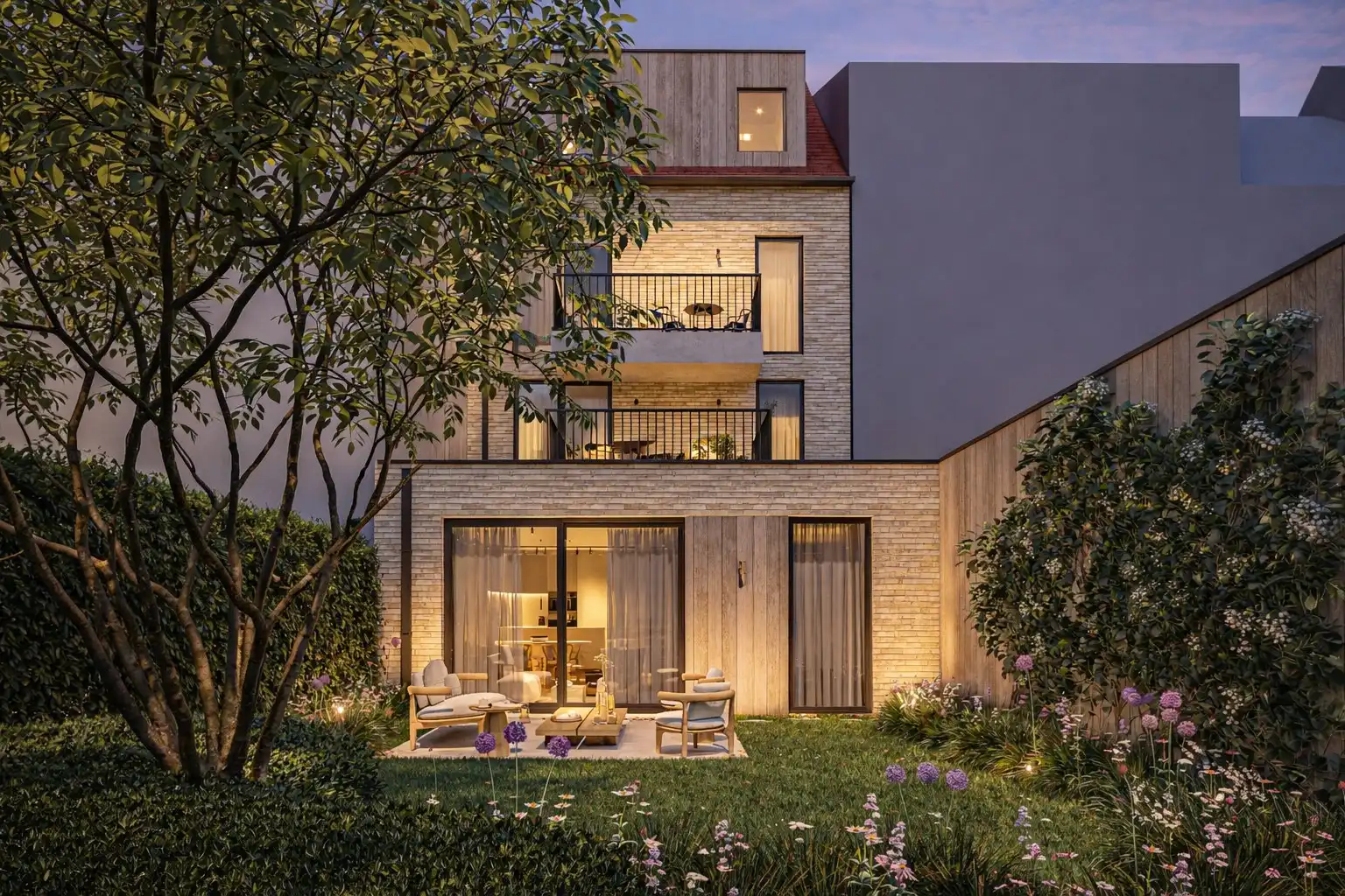 Res. "Babette" modern nieuwbouwproject in het hartje van Heist  foto 5