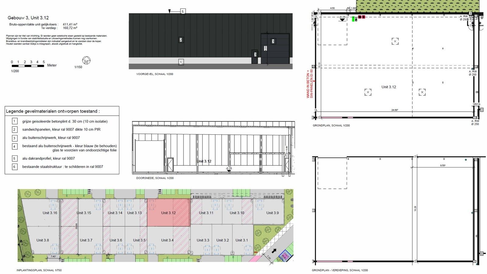 Instapklare OPSLAGRUIMTE (411m²) met sectionaalpoort te huur op industriezone "Herdersbrug" te 8000 Brugge foto 7