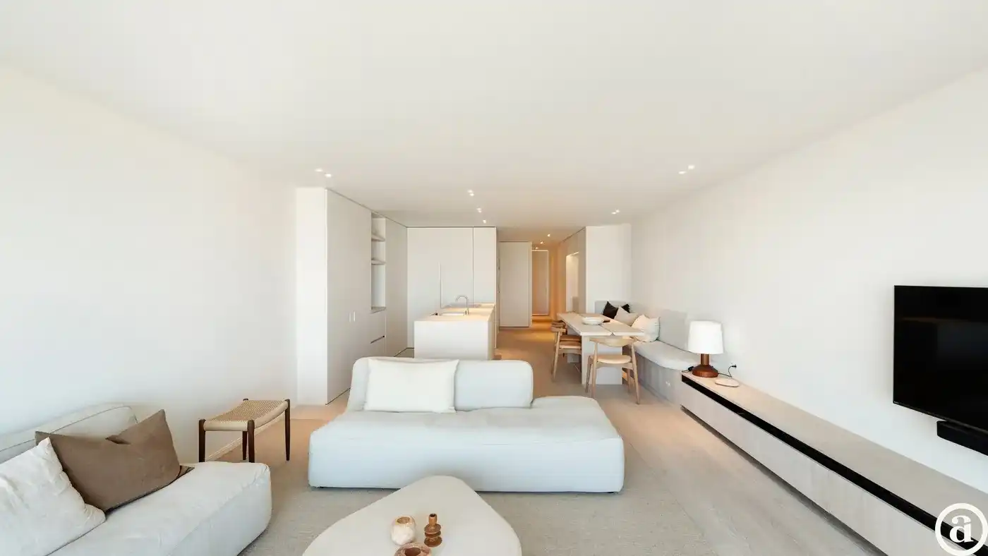 Magnifiek appartement met frontaal zeezicht in Zoute. foto 7