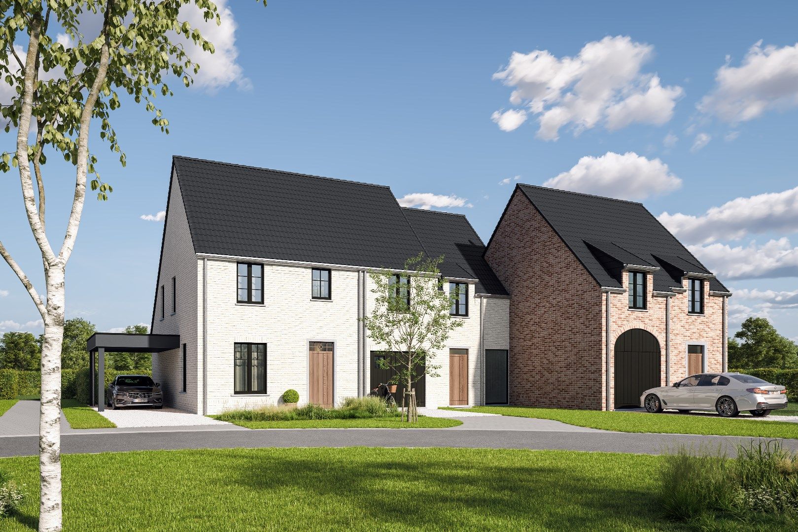 Stijlvolle & energiezuinige halfopen nieuwbouwwoning in Waregem foto {{pictureIndex}}