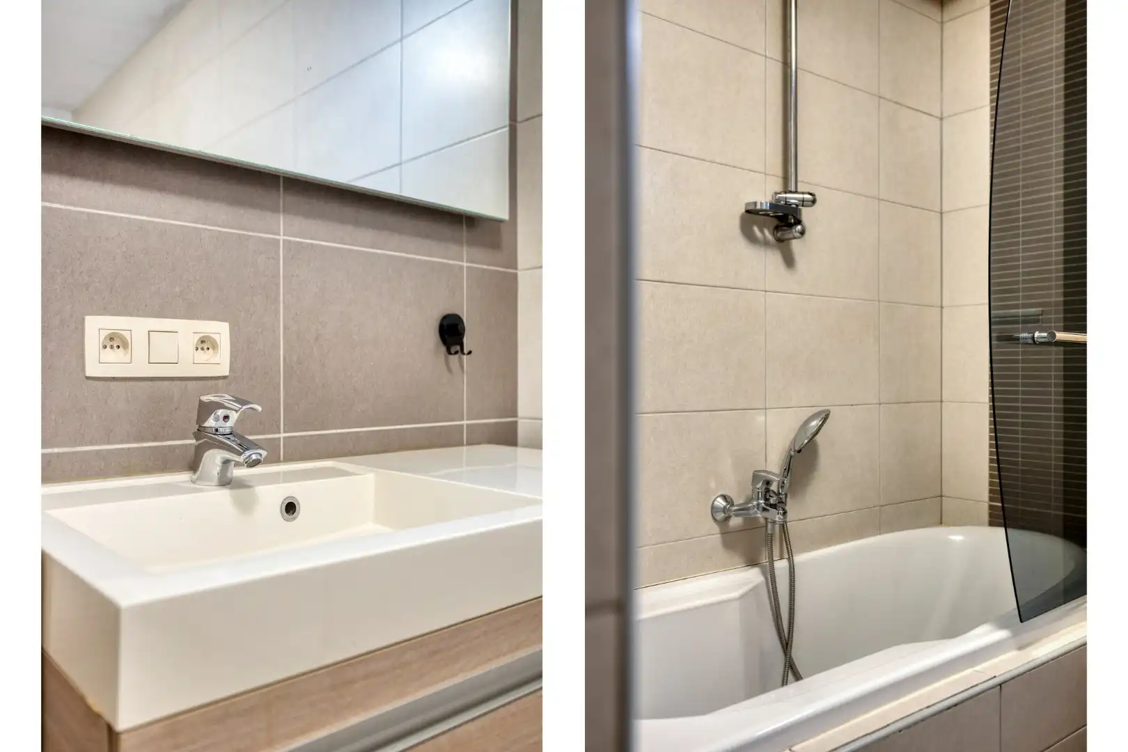 Instapklaar gelijkvloers appartement met 1 slpk, tuintje en autostaanplaats in het centrum ! foto 11