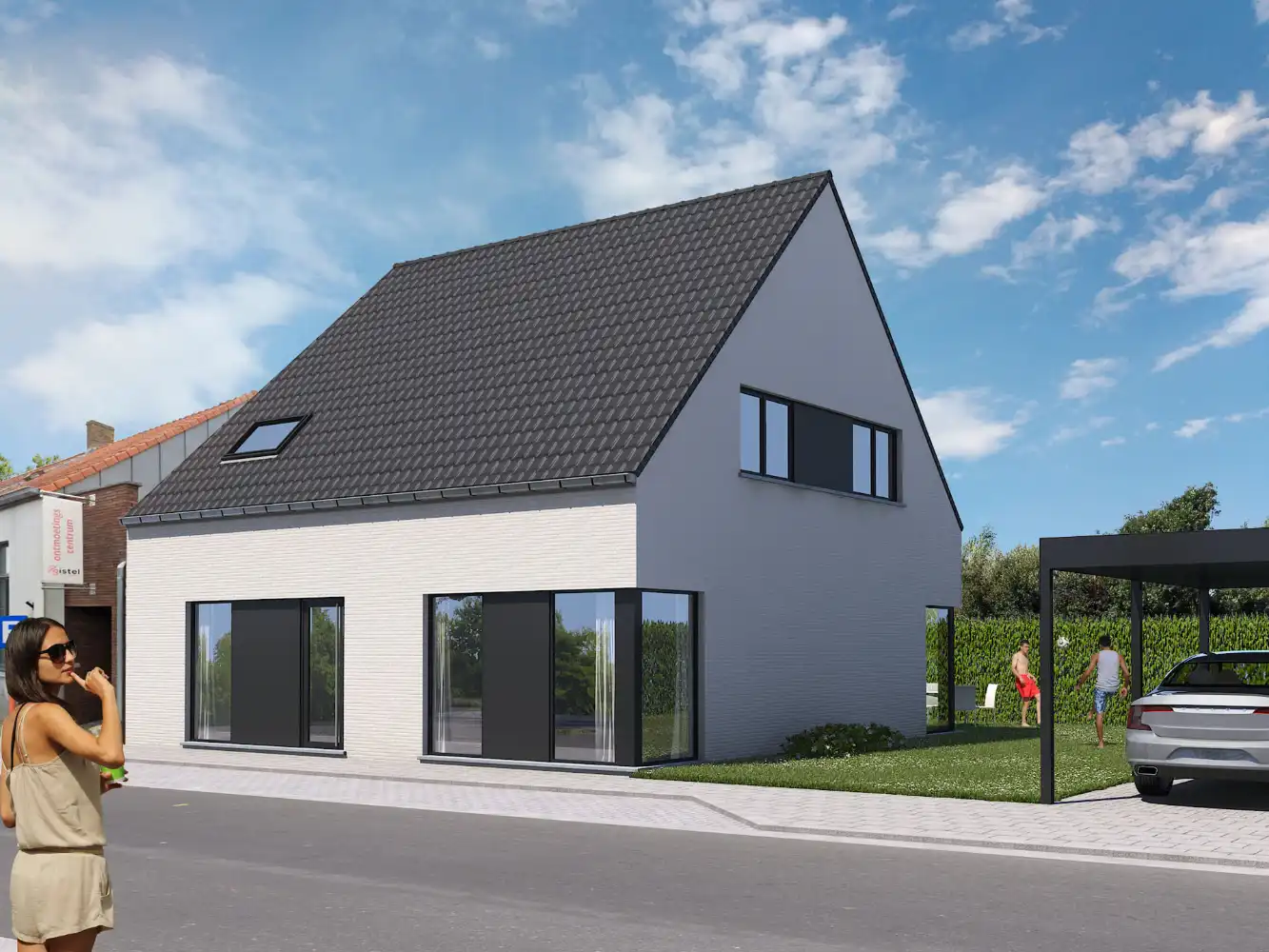 Stijlvolle nieuwbouwwoning te koop Gistel foto 3