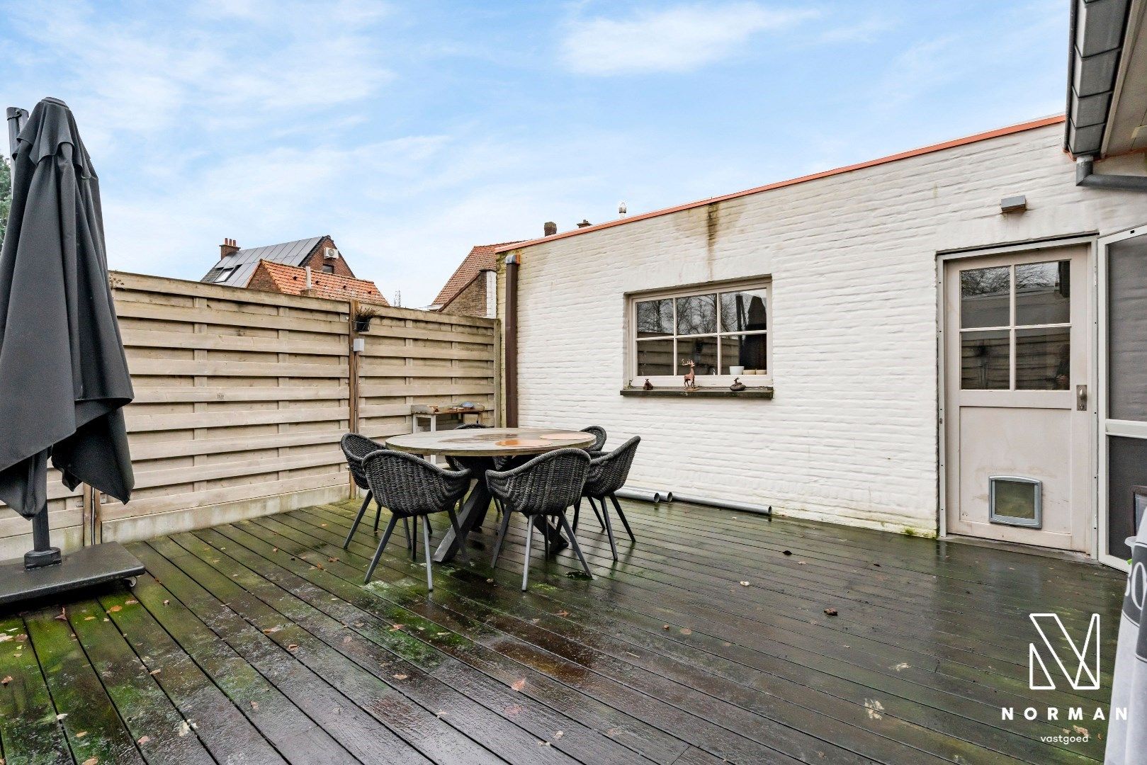 Gezinswoning met 3 kamers, grote garage, terras en oprit foto 22