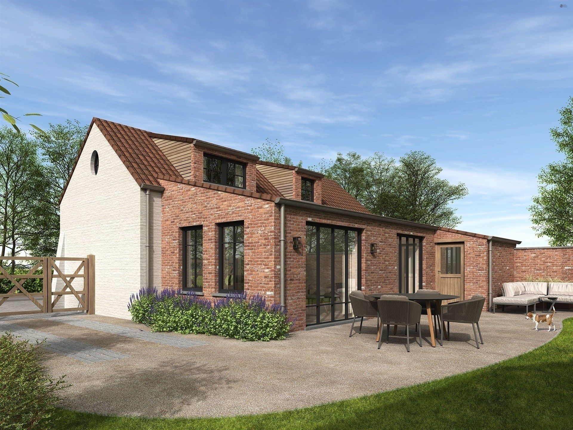 Bouwgrond open bebouwing van 480m² met bouwvergunning  foto 5