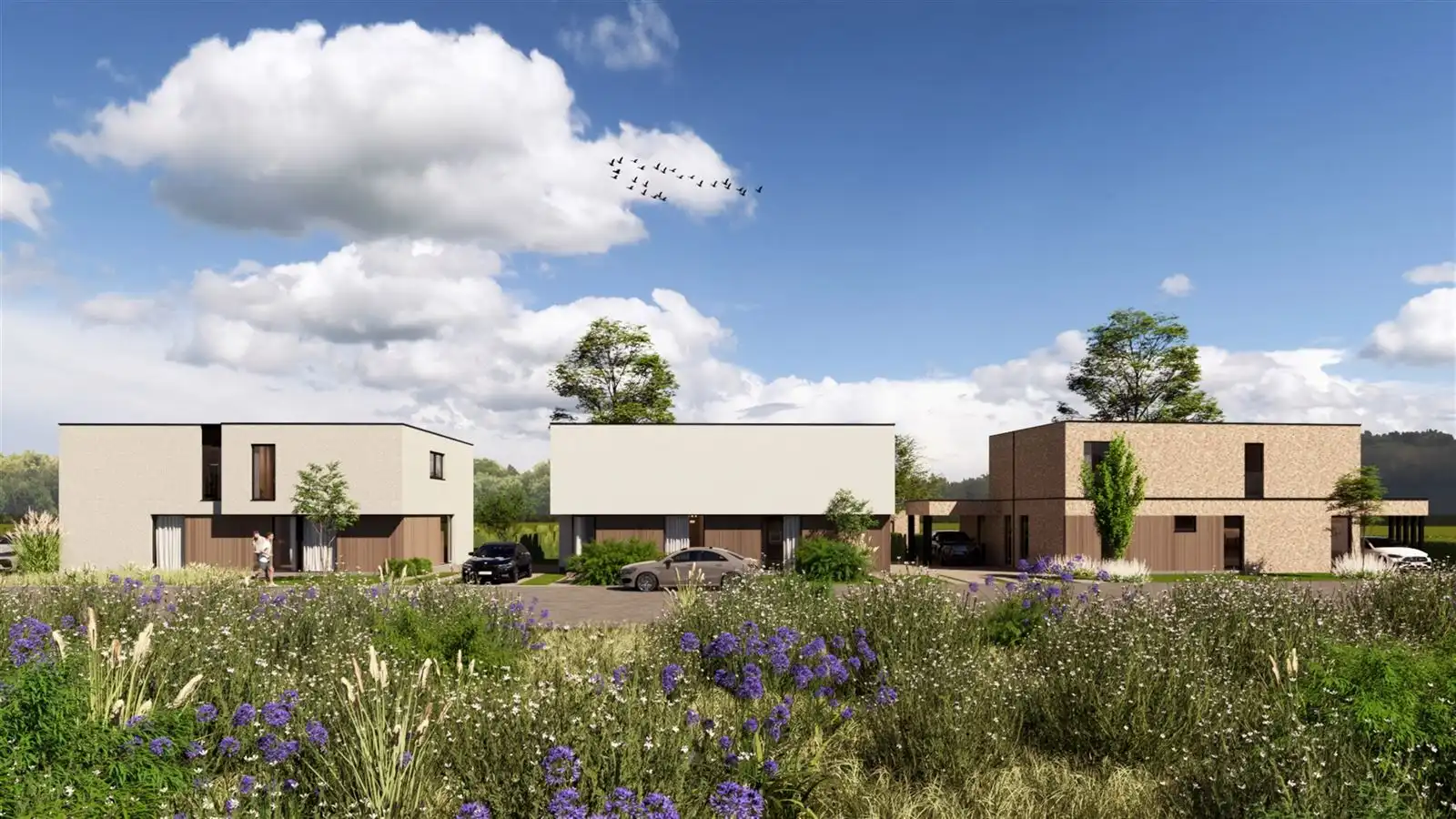 Rustig gelegen nieuwbouw met 3 slaapkamers.  foto {{pictureIndex}}