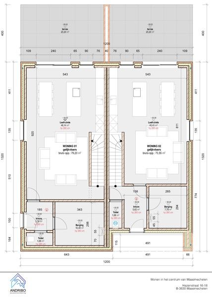Project AHM te Maasmechelen: LAATSTE woning in half open bebouwing foto 10