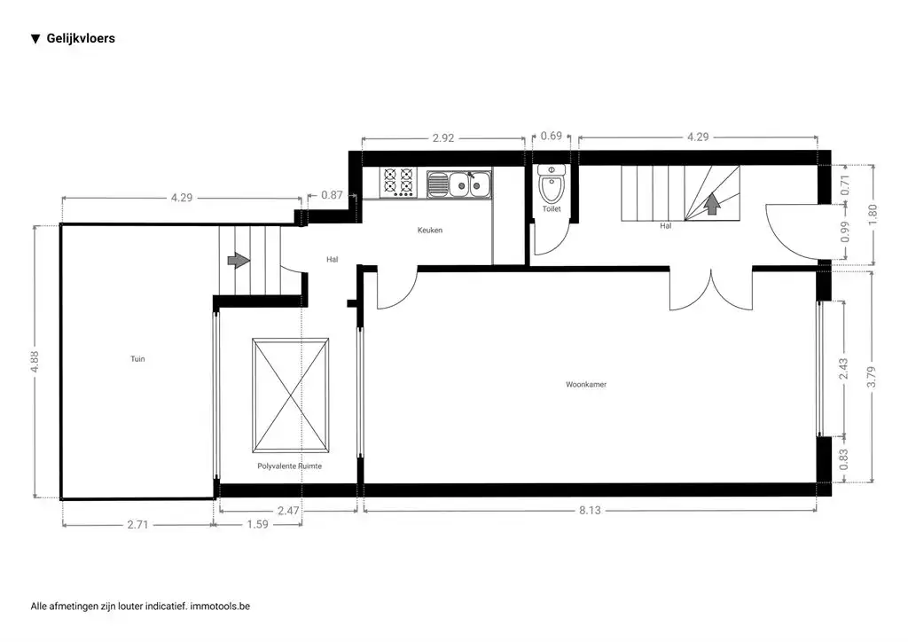 Gezellige woning met ruime garage en stadskoer foto 9