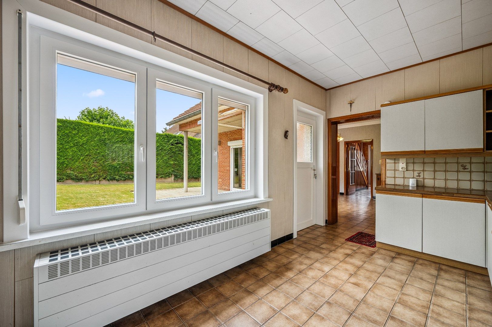 Ruime open bebouwing met tuin, terras, garage en 3 slaapkamers in Wange foto 10