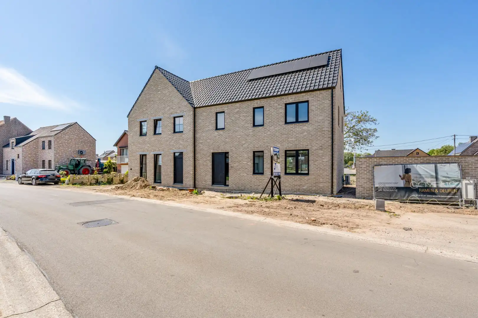 Afgewerkte halfvrijstaande BEN-woning op een perceel van 4a62ca in landelijk project te Voorshoven, een gehucht van Neeroeteren!  foto 2