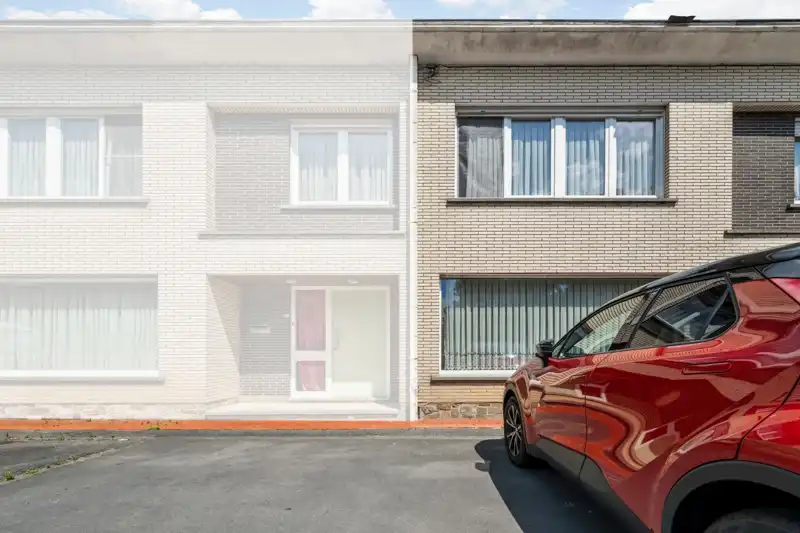 Hooglede-centrum. Stevig gebouwde half open bebouwing met 3 slaapkamers op een perceel van 250m2. Vaste huuropbrengst. foto 12