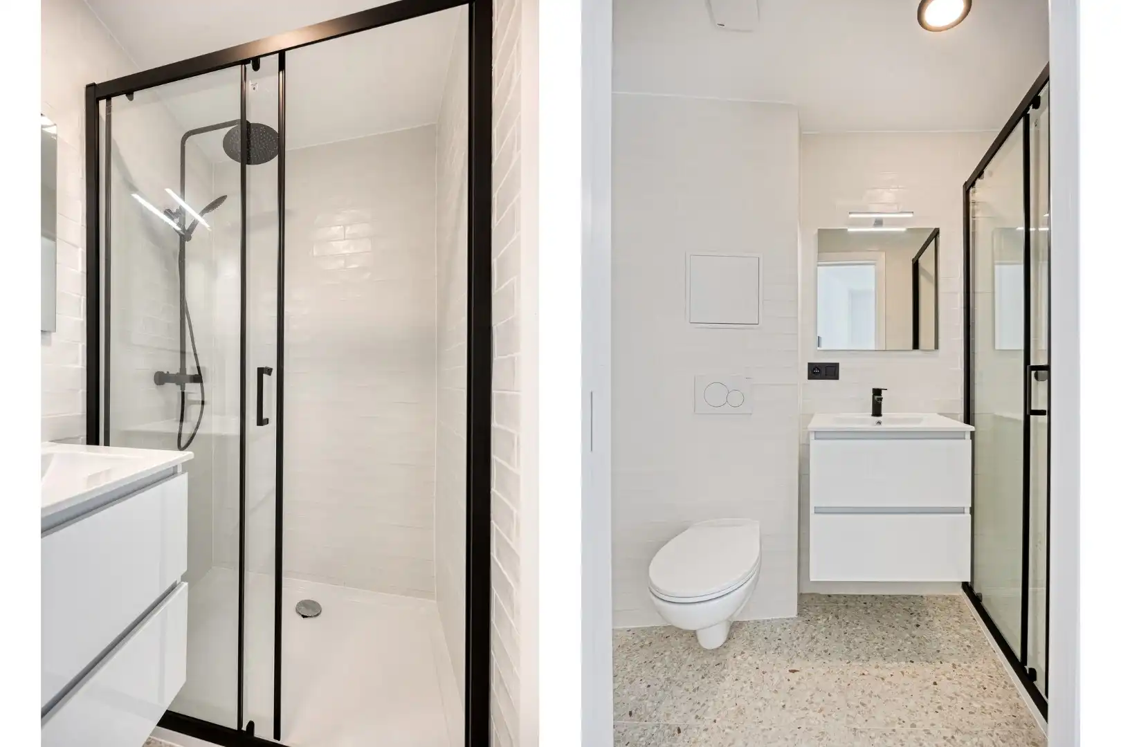 Volledig gerenoveerde studentenkamer in residentie met 29 studentenkamers met eigen sanitair en terras in hartje Leuven - EPC label A! foto 4