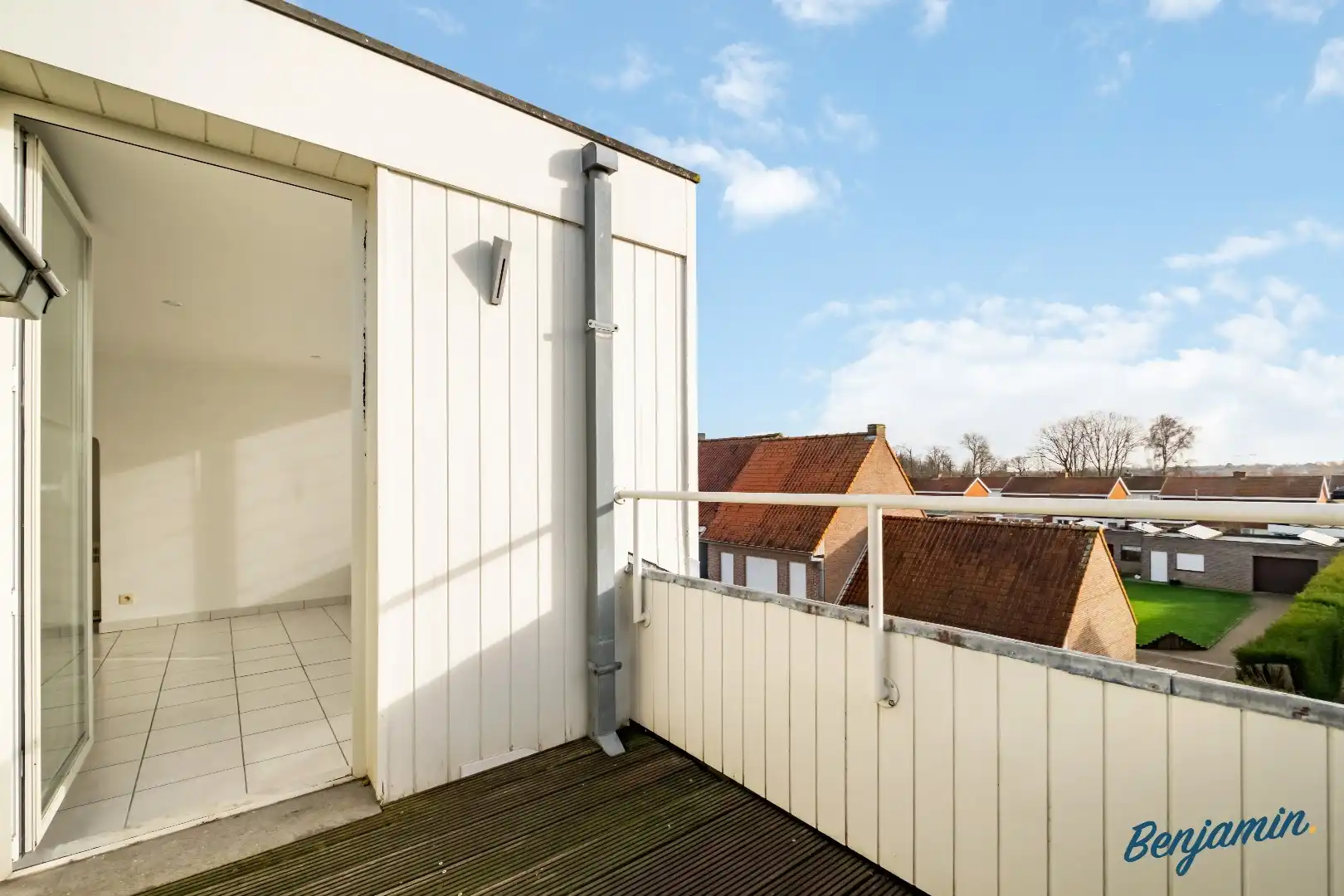 Dakappartement met 1 slaapkamer, berging en zonneterras in Dadizele-centrum foto 7