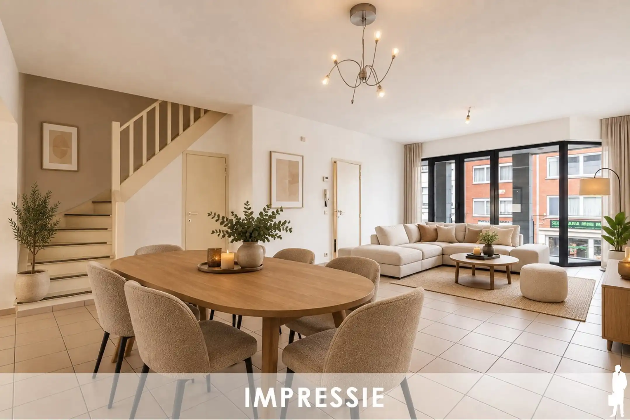 Ruim duplex app van ca. 146 m² op toplocatie in Wijnegem foto 3