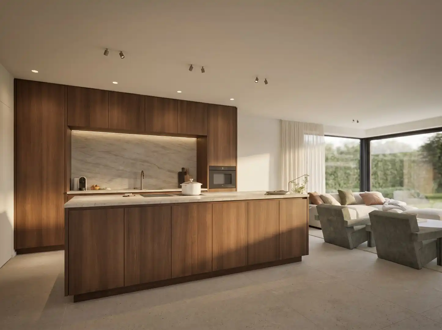 Schitterend gelijkvloers nieuwbouw villa-appartement met tuin! foto 4
