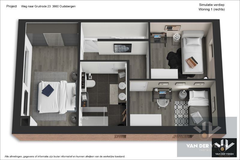 Halfopen nieuwbouwwoning met 3 slaapkamers en prachtig perceel op goed bereikbare locatie nabij het centrum van Opglabbeek (Oudsbergen) - afwerkingsgraad nog te kiezen voor de snelle beslisser! foto 8