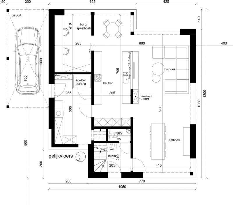 Nieuw te bouwen alleenstaande woning (water- en winddicht) met vrije keuze van architectuur te De Pinte. foto 5