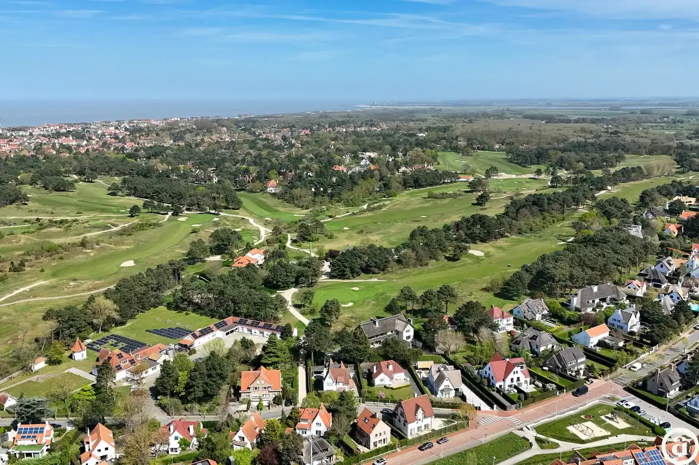 Zeldzame bouwgrond van ca. 855 m, gelegen in de Magere Schorre nabij de Royal Zoute Golf Club. foto 5
