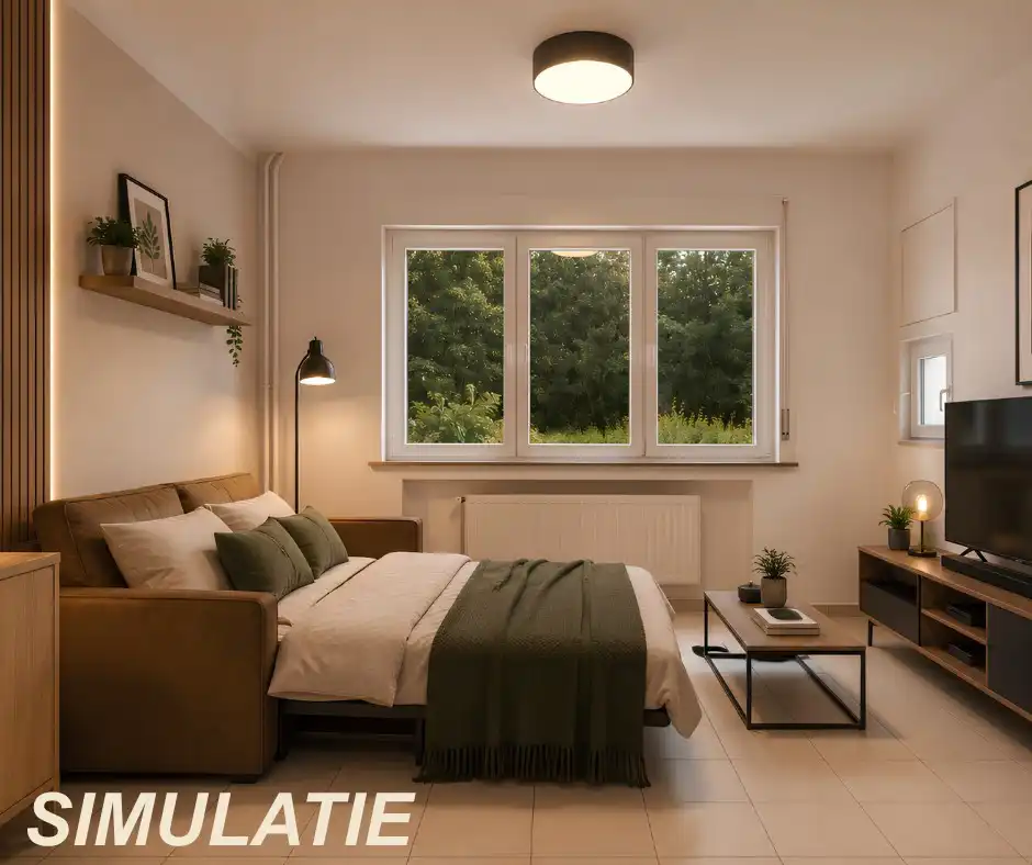 Gelijkvloers appartement met tuin, garage én bijgebouw! foto 9
