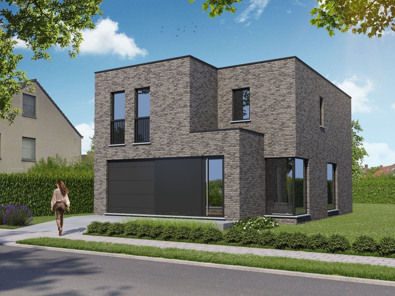 Realiseer uw droomwoning op een royaal perceel in Ruddervoorde foto {{pictureIndex}}
