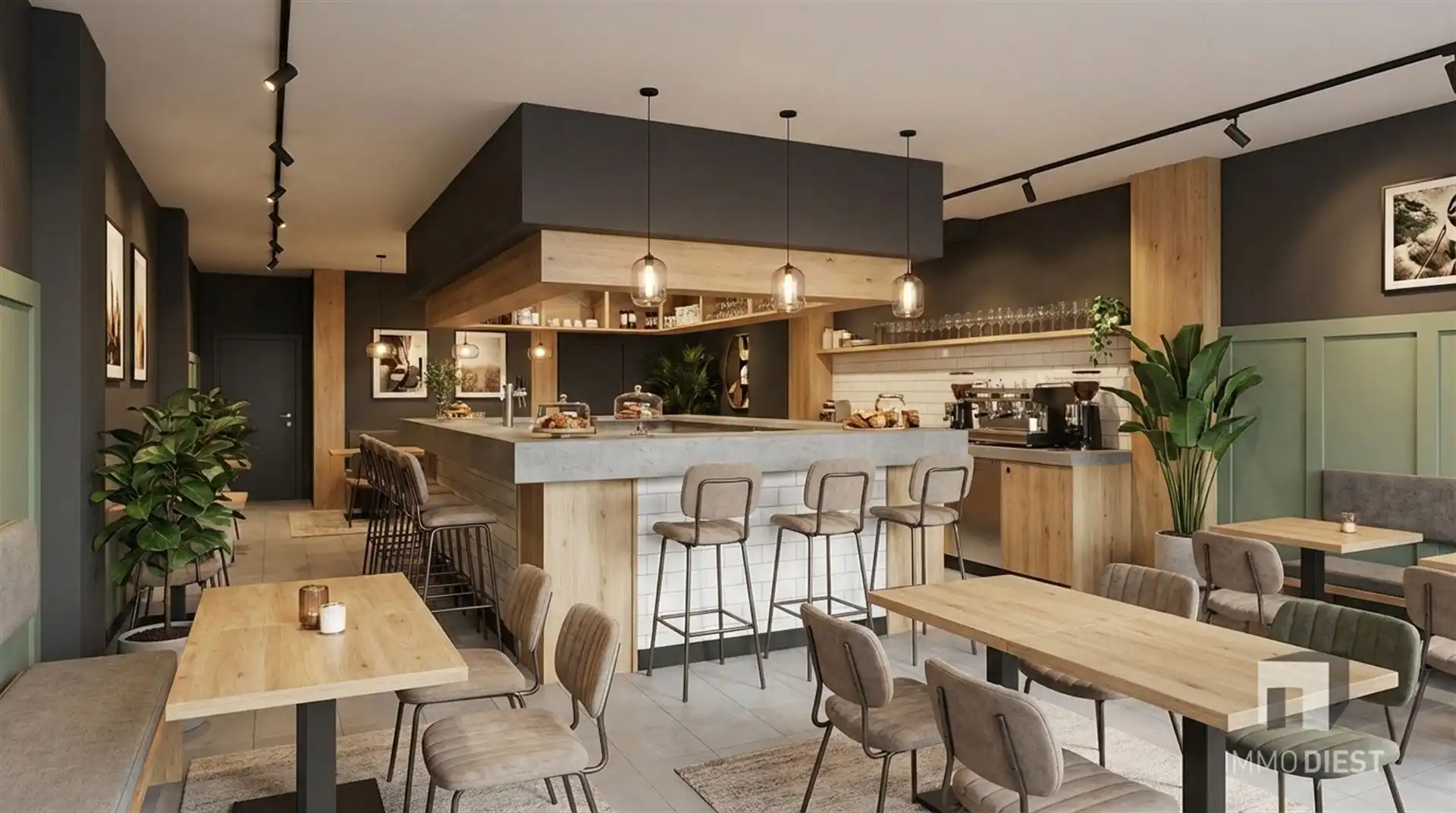 Handelspand 180m2 gelijkvloers op 3,47are met achterliggende tuin foto 4