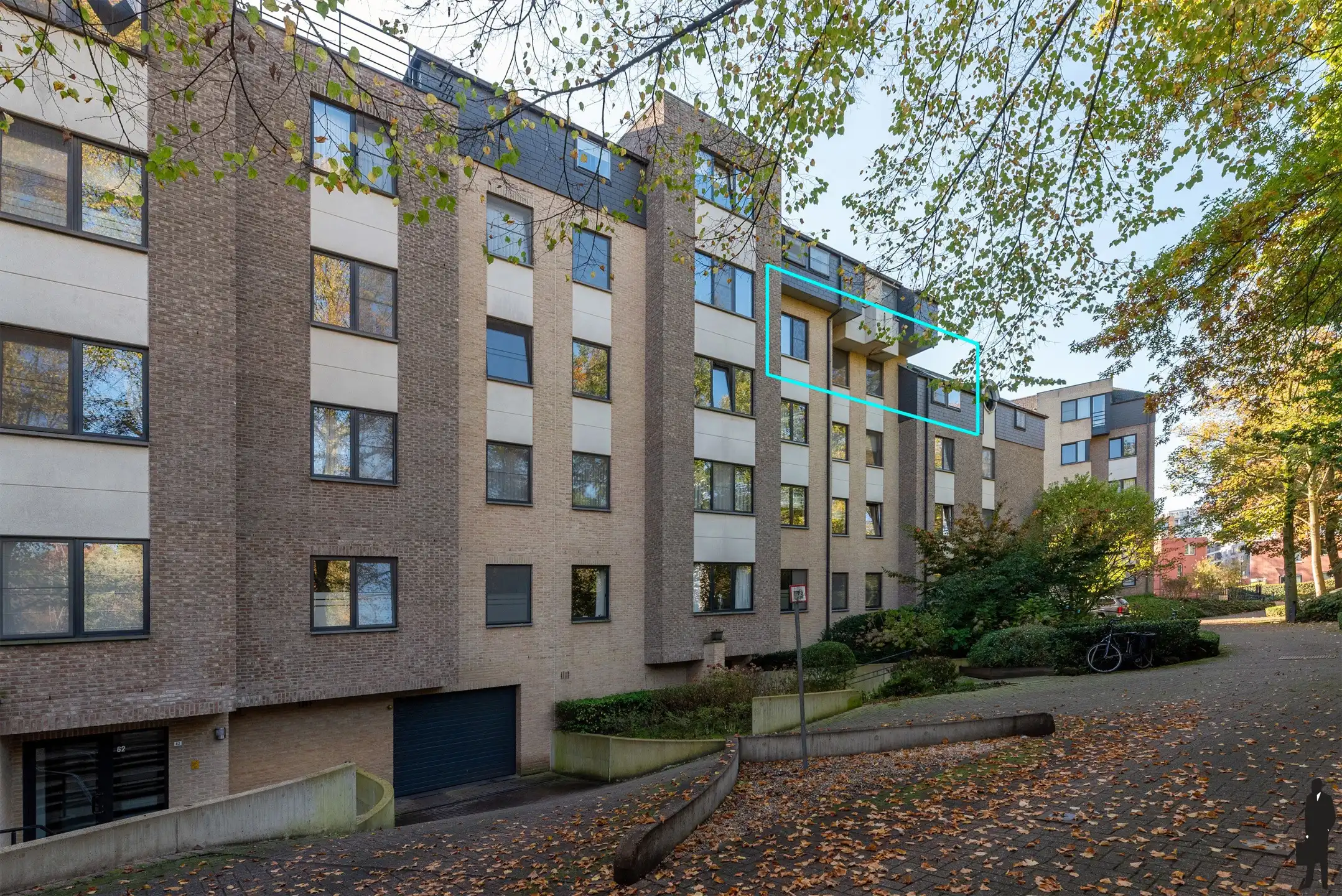 Riant appartement met 4 slpks, 2 badks, prachtig zuidterras foto 22