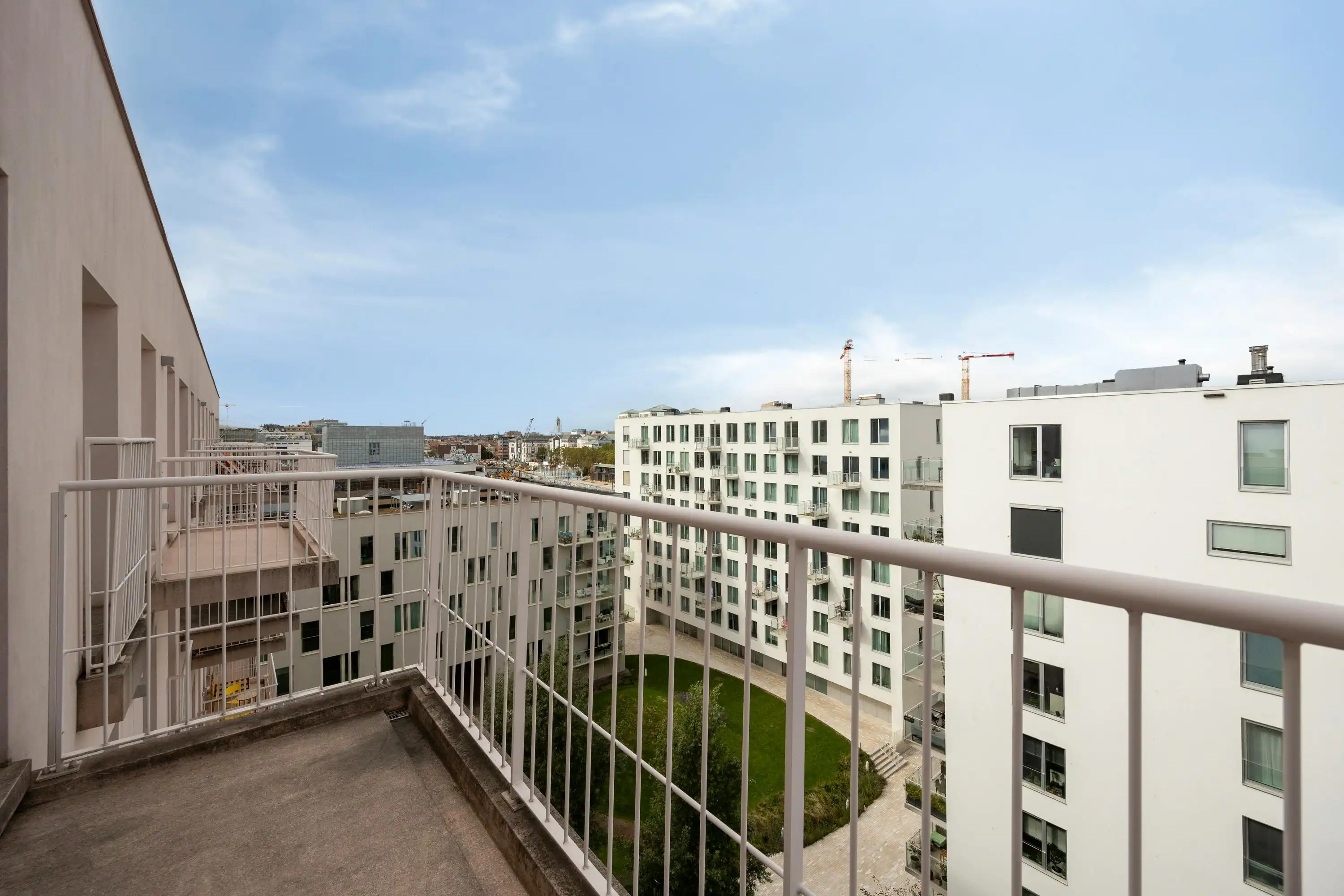 Penthouse Studio met zicht op Tour & Taxis Te koop  foto 13