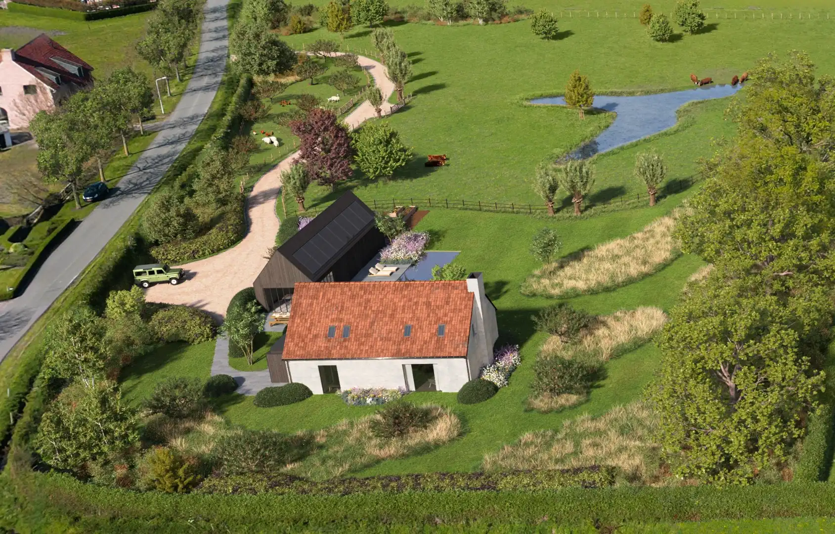 Uniek bouwkavel in landelijk Heille foto 5