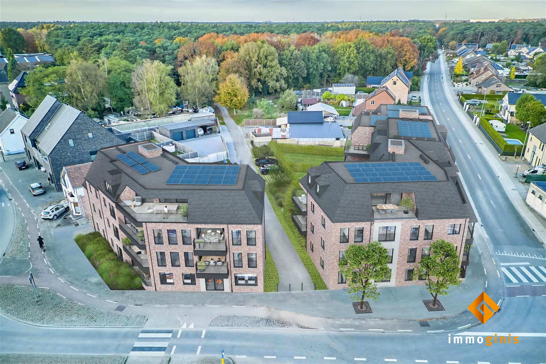 Tweede verdieping: appartement met 2 slaapkamers en ruim overdekt terras.  foto 4