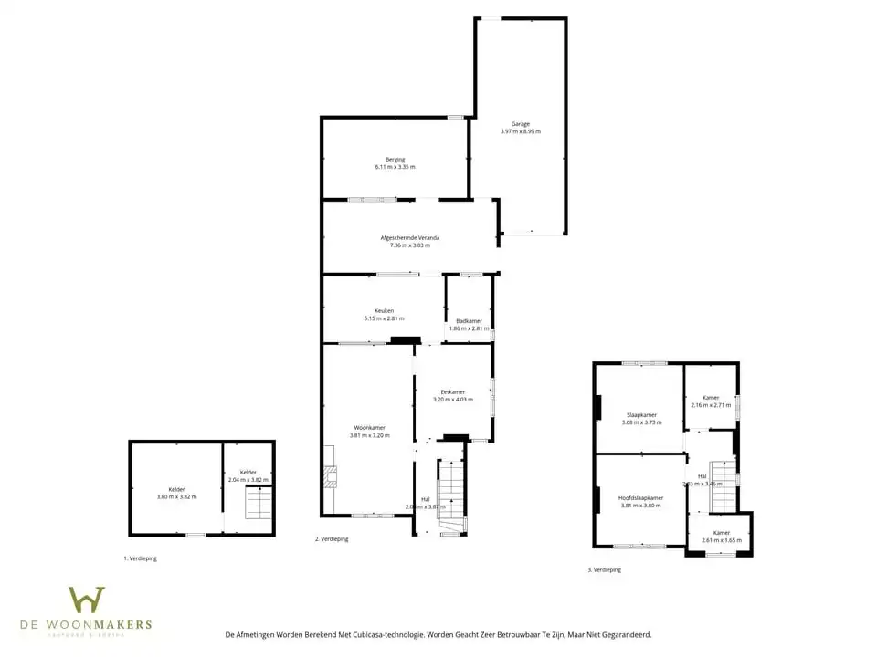 GEZELLIGE GEZINSWONING MET 3 SLKS, GARAGE EN VEEL PRIVACY foto 30