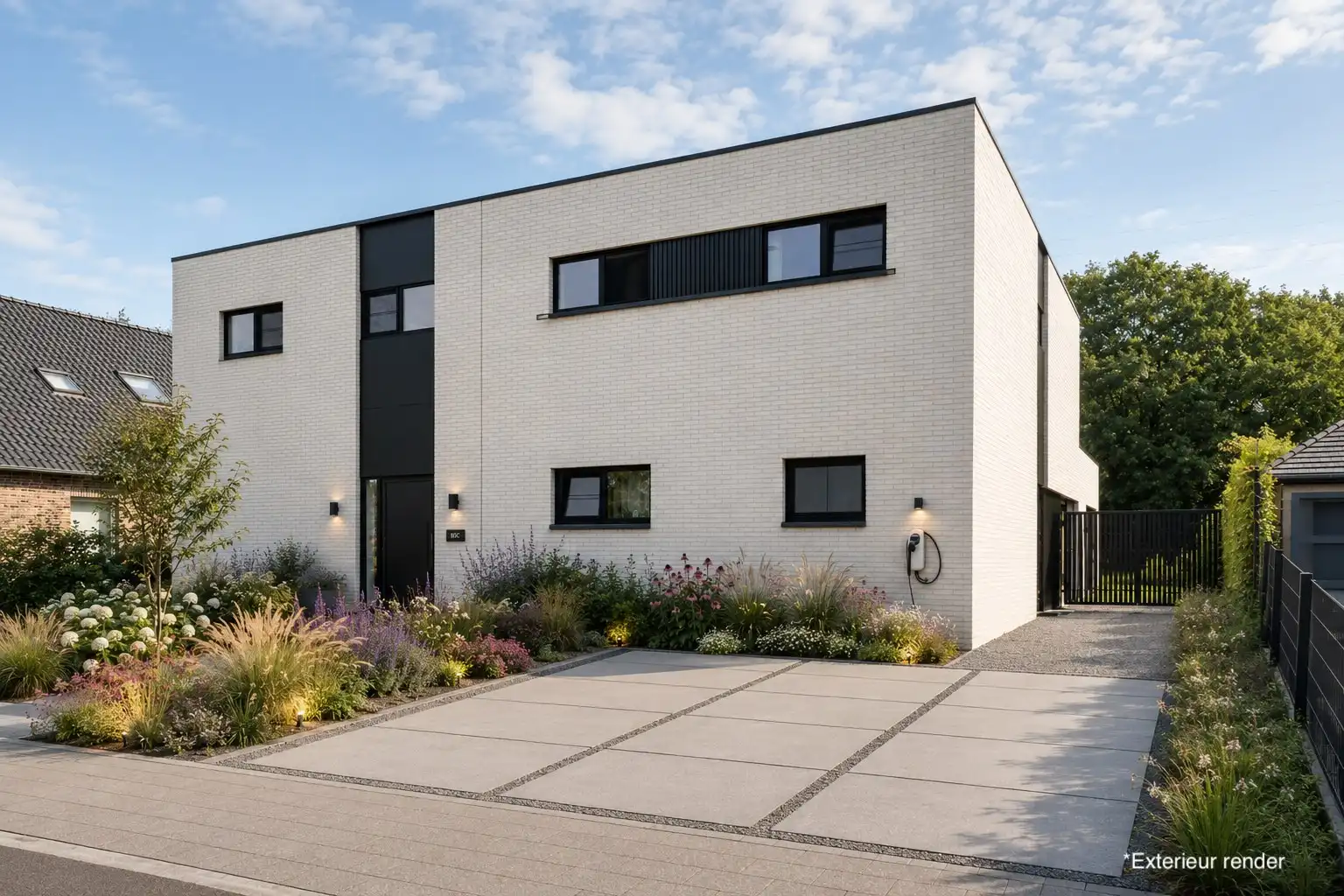 Recente halfopen bebouwing met 5 slaapkamers met verrassend grote tuin in Houthalen foto 2
