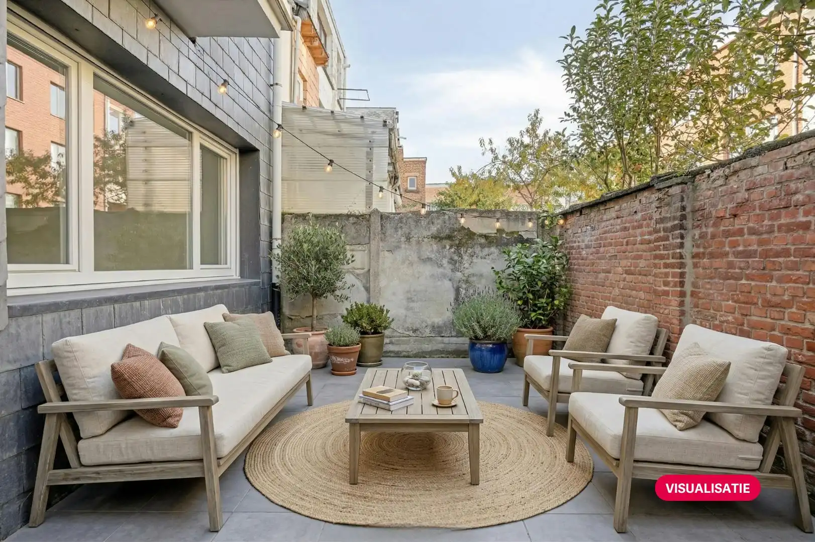 Gerenoveerd gelijkvloers appartement met twee slaapkamers foto 14