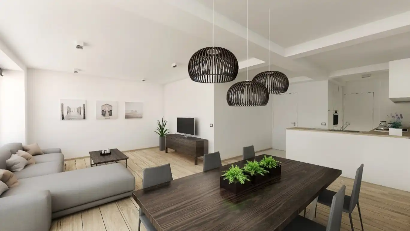  Nieuwbouw appartement met 2 slaapkamers en terras in het centrum van Izegem. foto {{pictureIndex}}