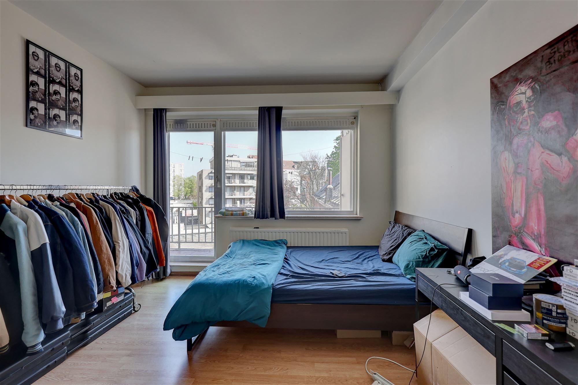 Ruim appartement met twee slaapkamers en terras in centrum Antwerpen foto 6