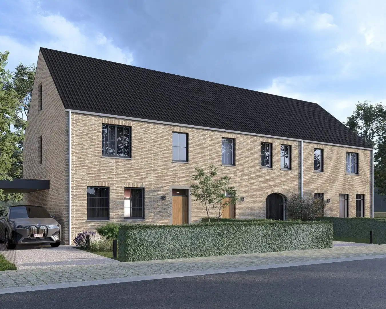 Halfvrijstaande nieuwbouwwoning, in een kleinschalig project van 3 woningen, op een perceel van 4a75ca! foto 2