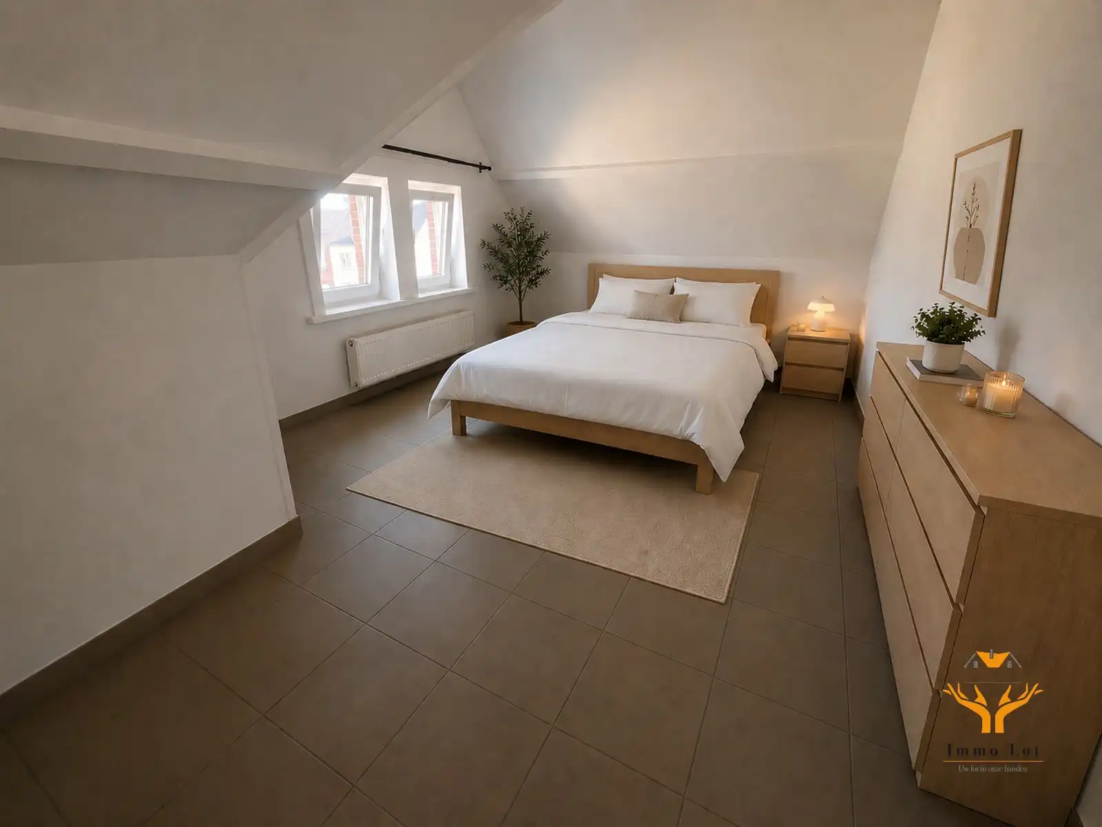 Knus tweeslaapkamerappartement te huur in Zele foto 9