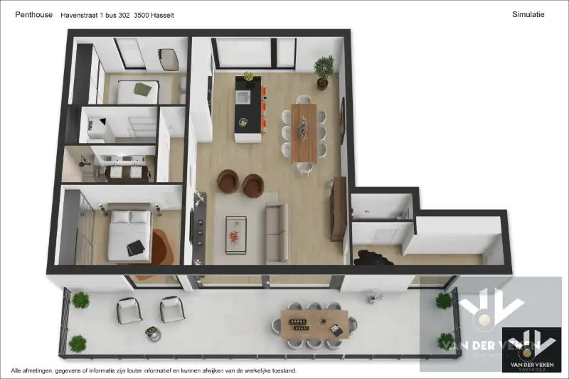 NIEUWBOUW PENTHOUSE MET RIANT TERRAS foto 26