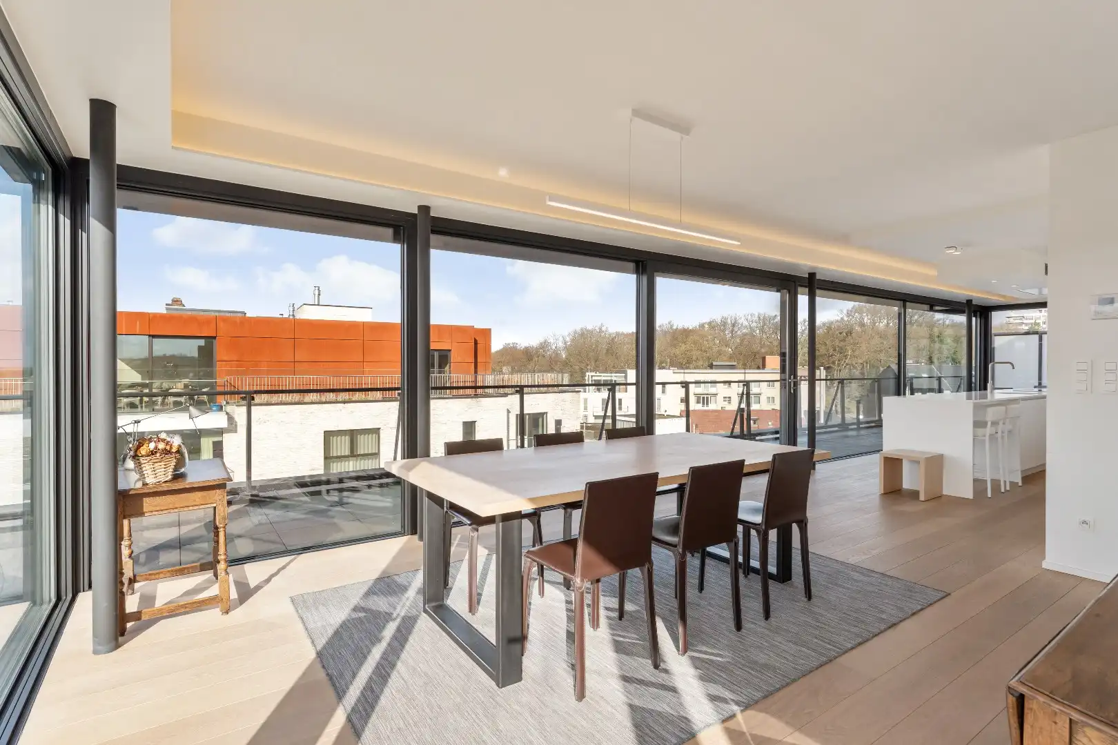Exclusief penthouse met ruim terras, 2 slpk, dubbele autostaanplaats, centrum Genk foto 8