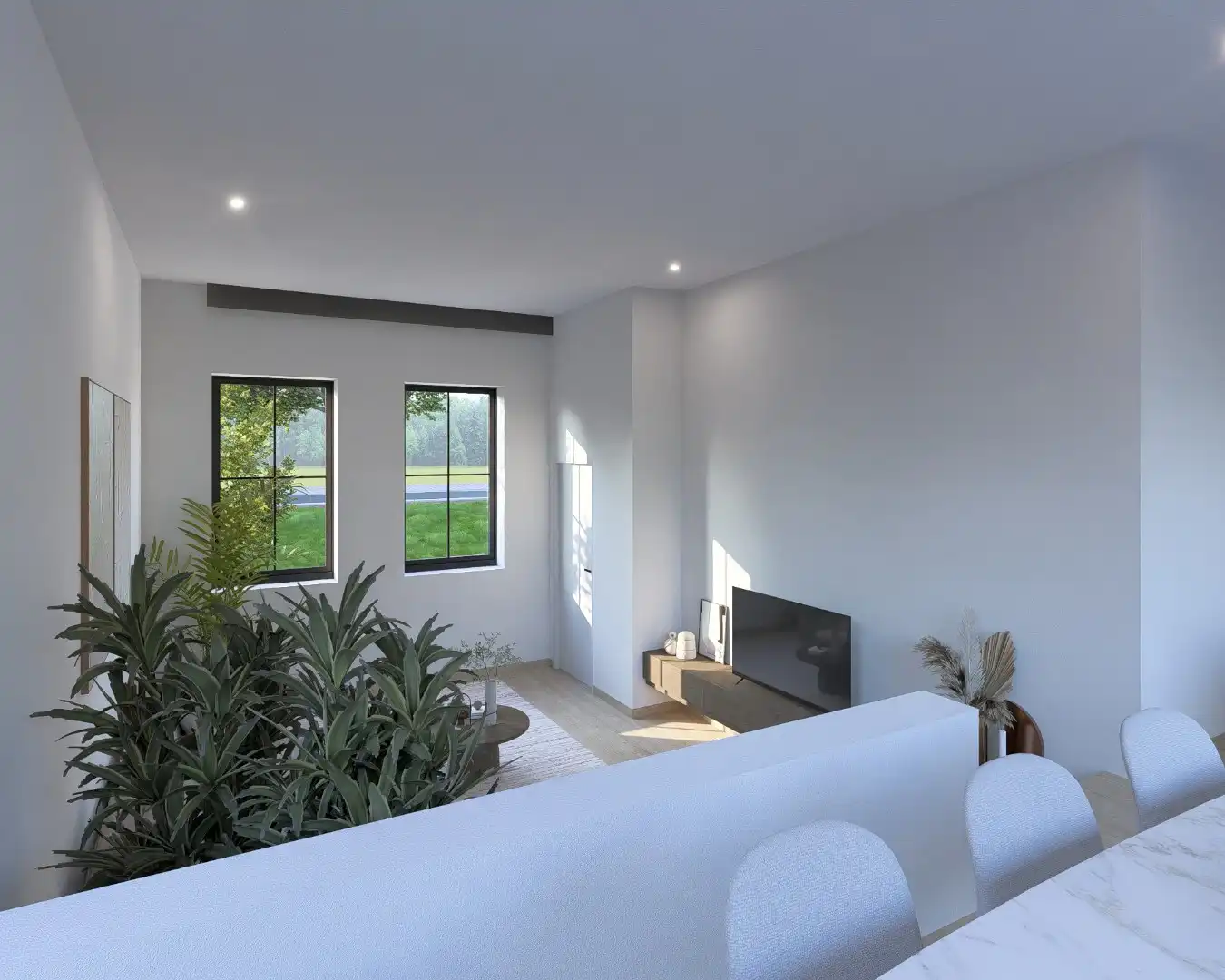 Hoogwaardig afgewerkte halfvrijstaande nieuwbouwwoning op een perceel van 8a42ca te As! foto 7