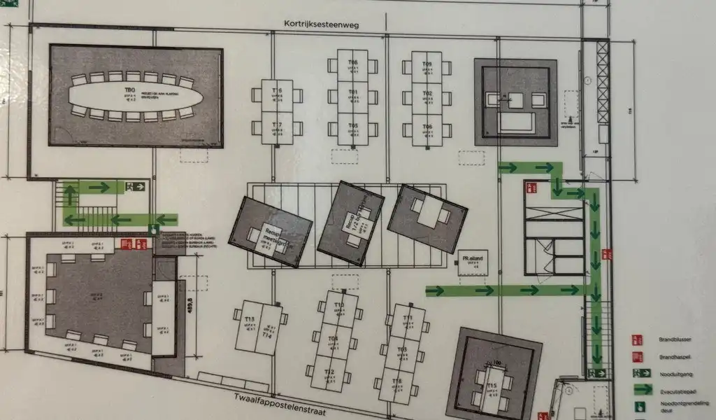 Kantoren te huur aan Kortrijksestw in Sint-Denijs-Westrem foto 27