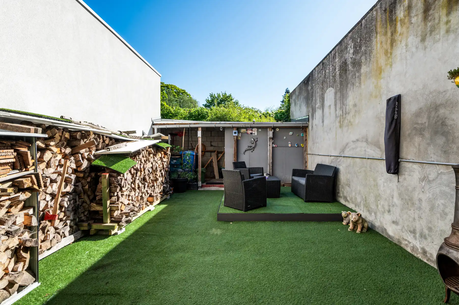 Instapklare woning met 2 kamers, tuin en garage foto 10