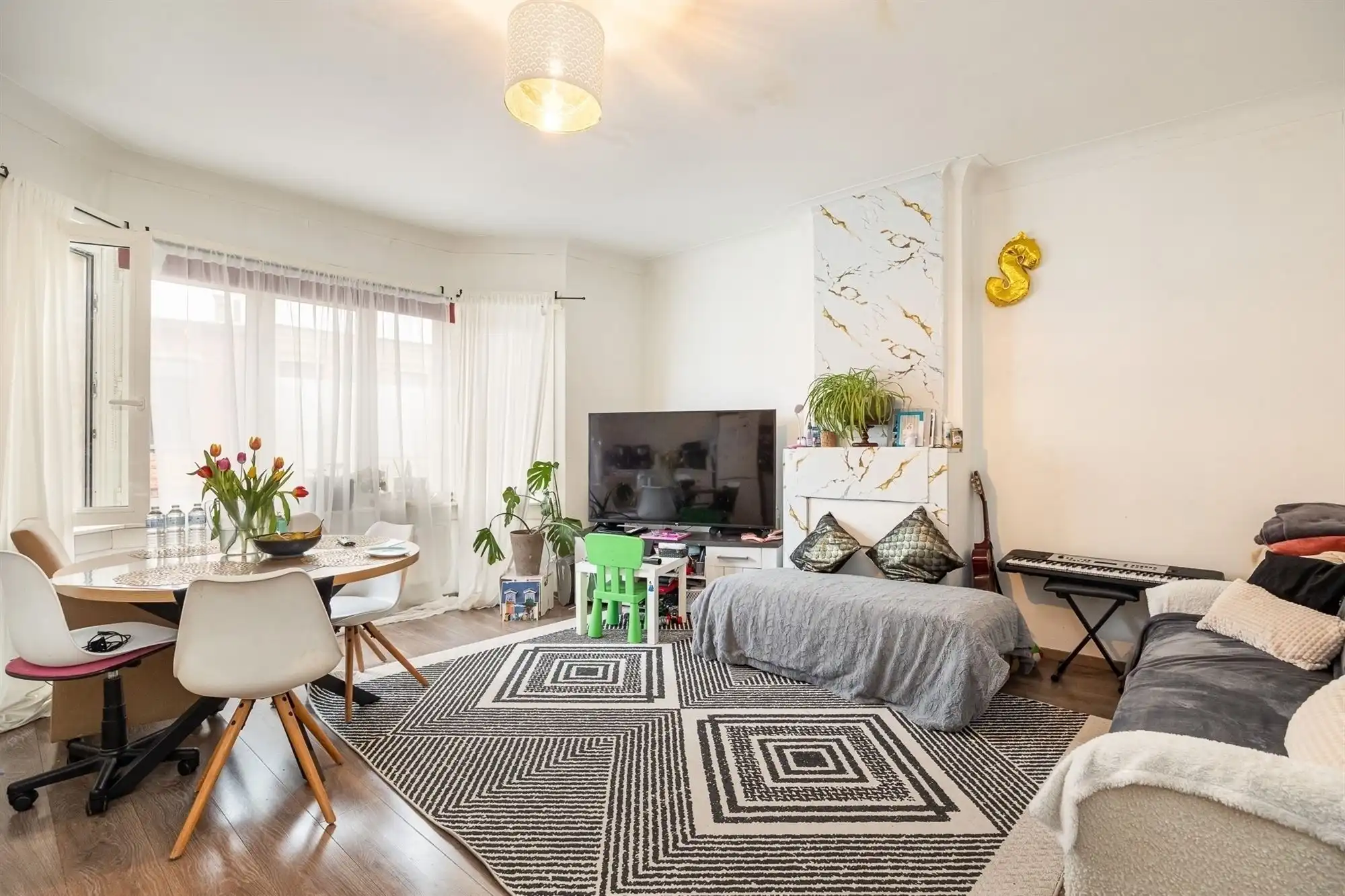 Appartement met 1 à 2 slpkmr nabij Rivierenhof foto 3
