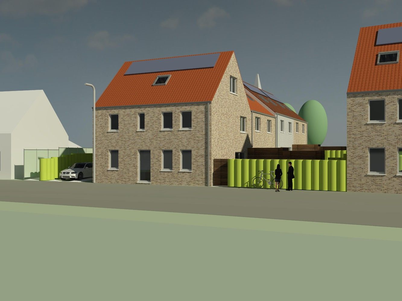 BEAUVOORDE: Woonomgeving De Lelie: 18 nieuwbouwwoningen in het landelijke en historische Beauvoorde foto 2