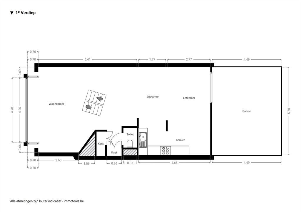 Modernistische, lichte bel-etage woning foto 9