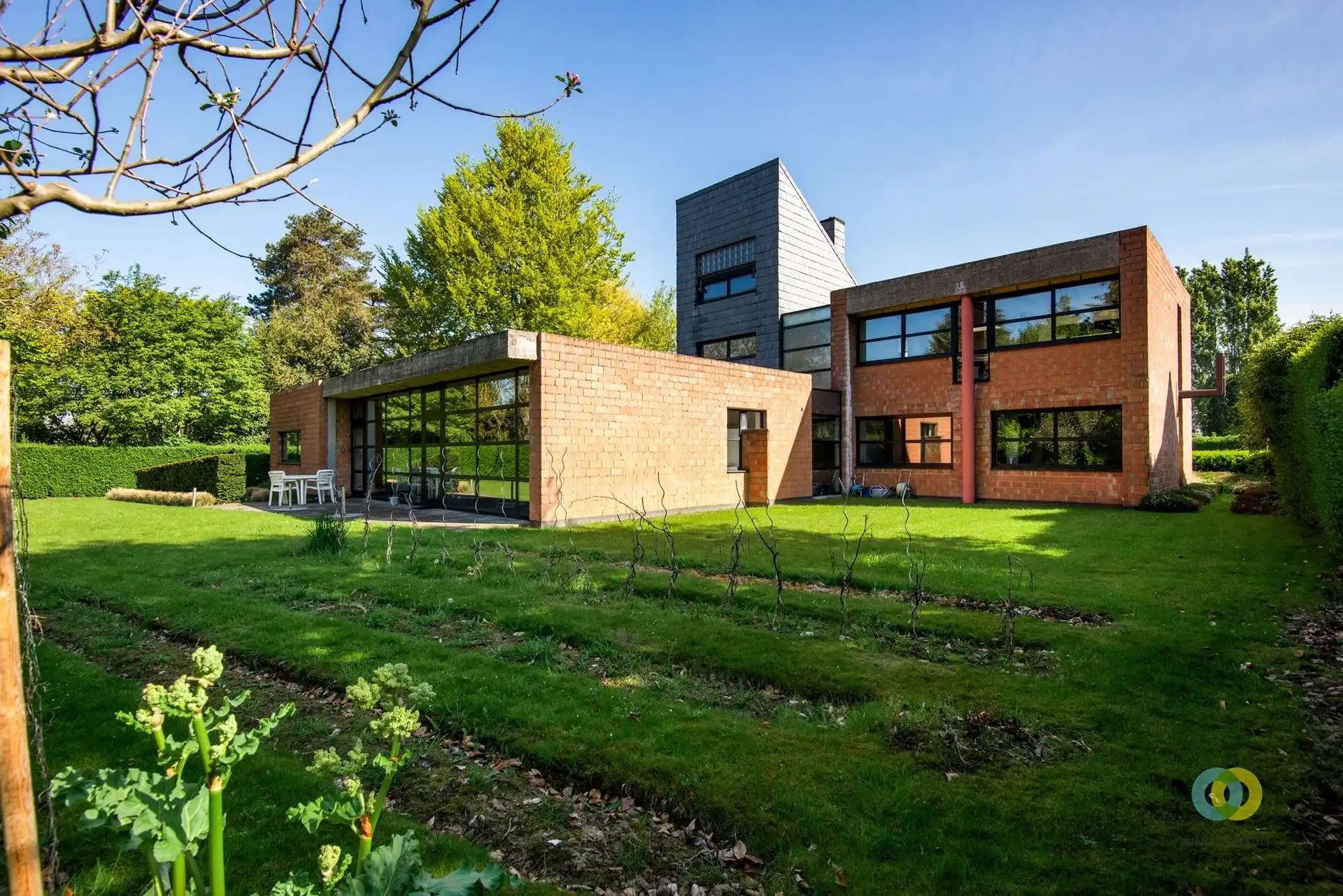 Gelijkvloers wonen in een unieke architectenwoning te Grimbergen foto 2