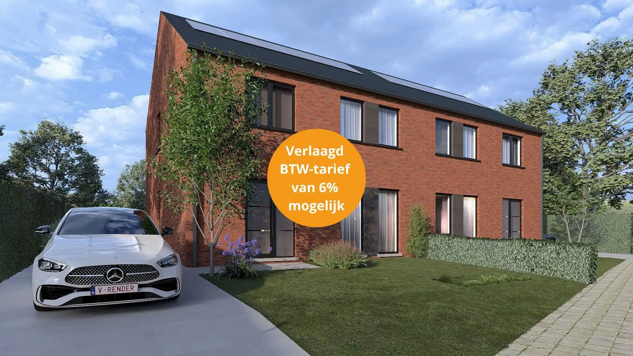 Nieuwbouwwoning in rustige buurt te Haaltert foto {{pictureIndex}}