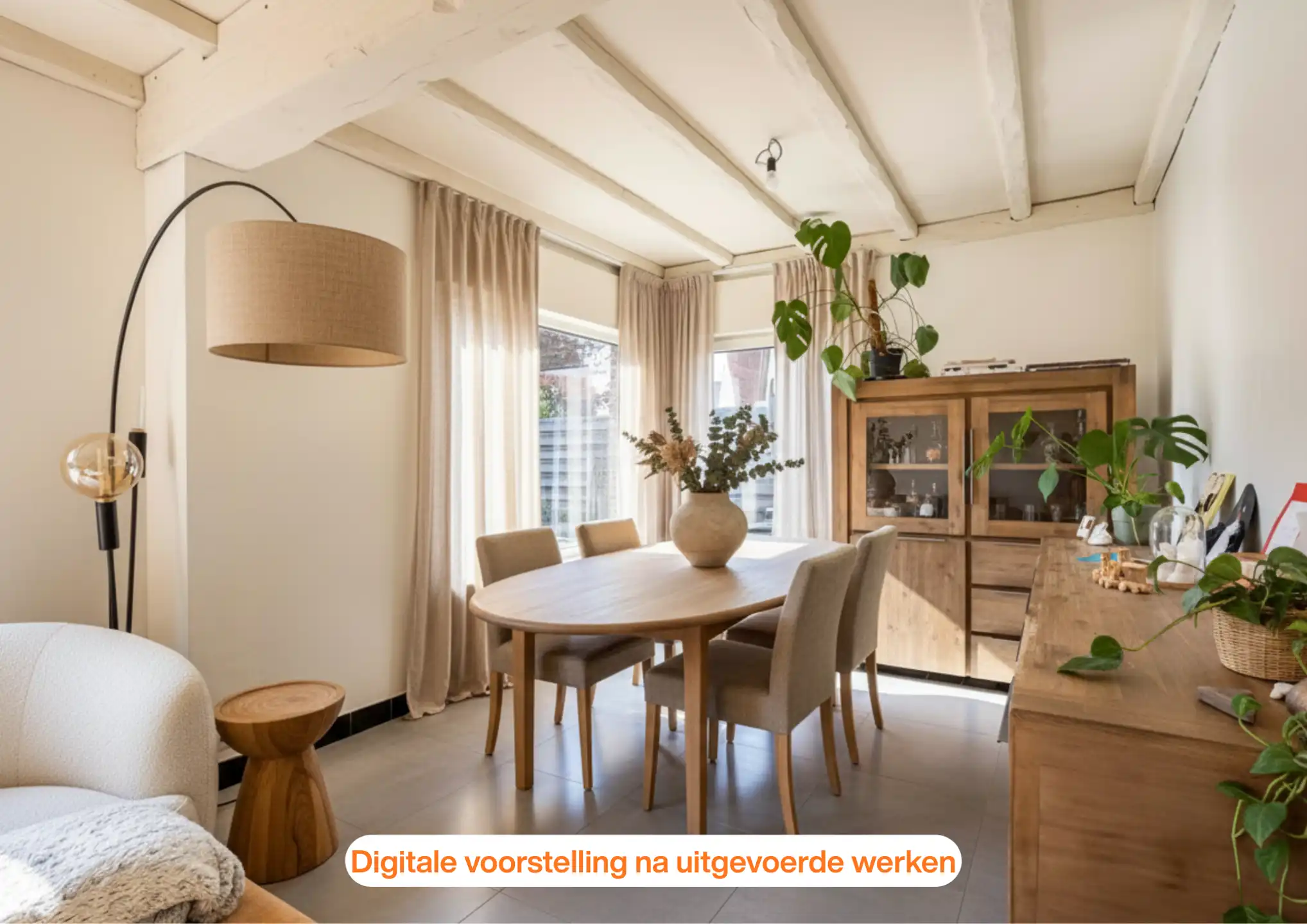 Halfopen woning met 3 slpks, garage en tuin te Oudenaarde foto 6