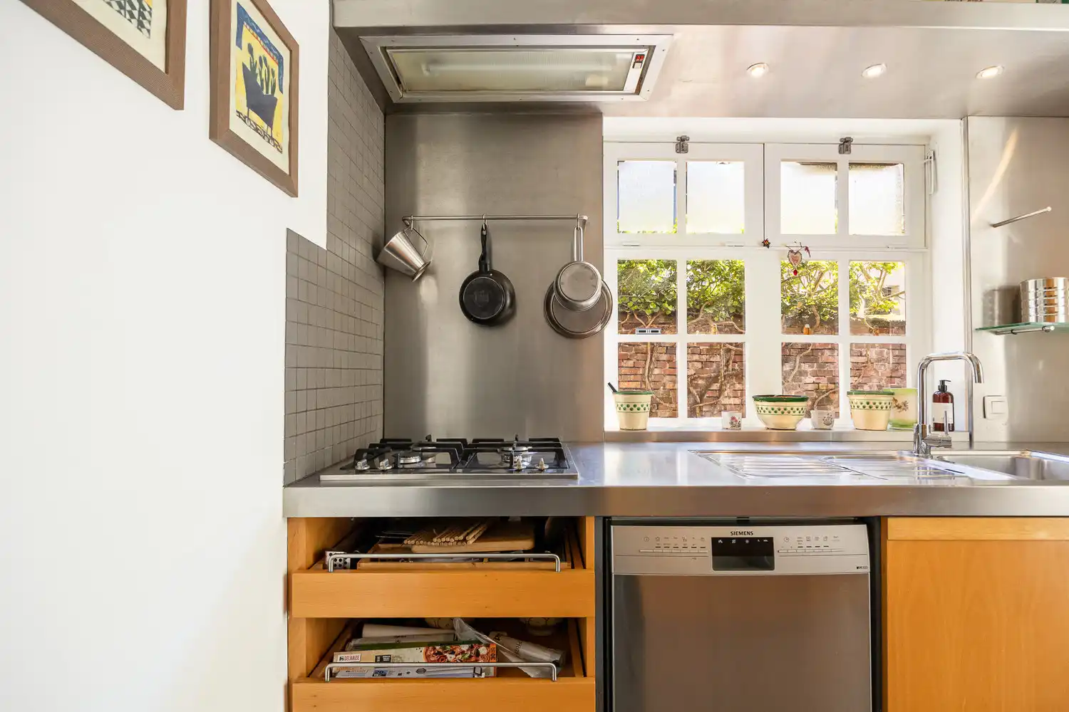 Unieke halfopen parkwoning (230m²) met schitterende Art-déco elementen op toplocatie tegenover het Te Boelaerpark foto 18